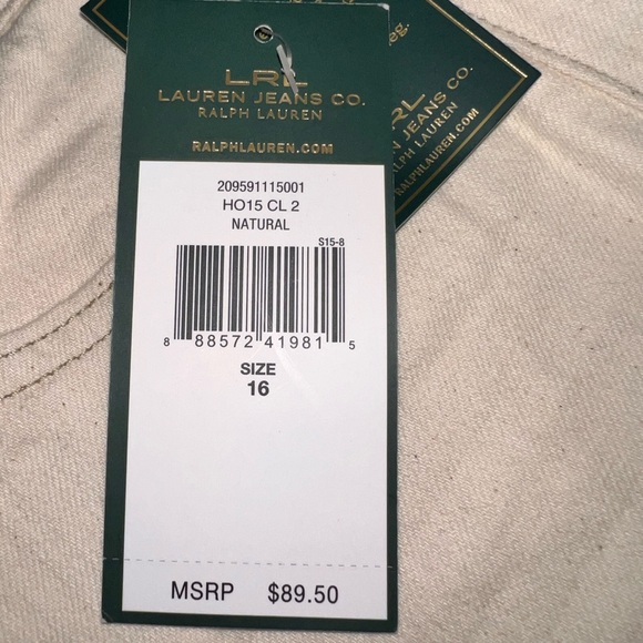 NWT Lauren Jeans Co. jeans - Picture 7 of 8